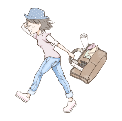 似顔絵師 おがたゆみ